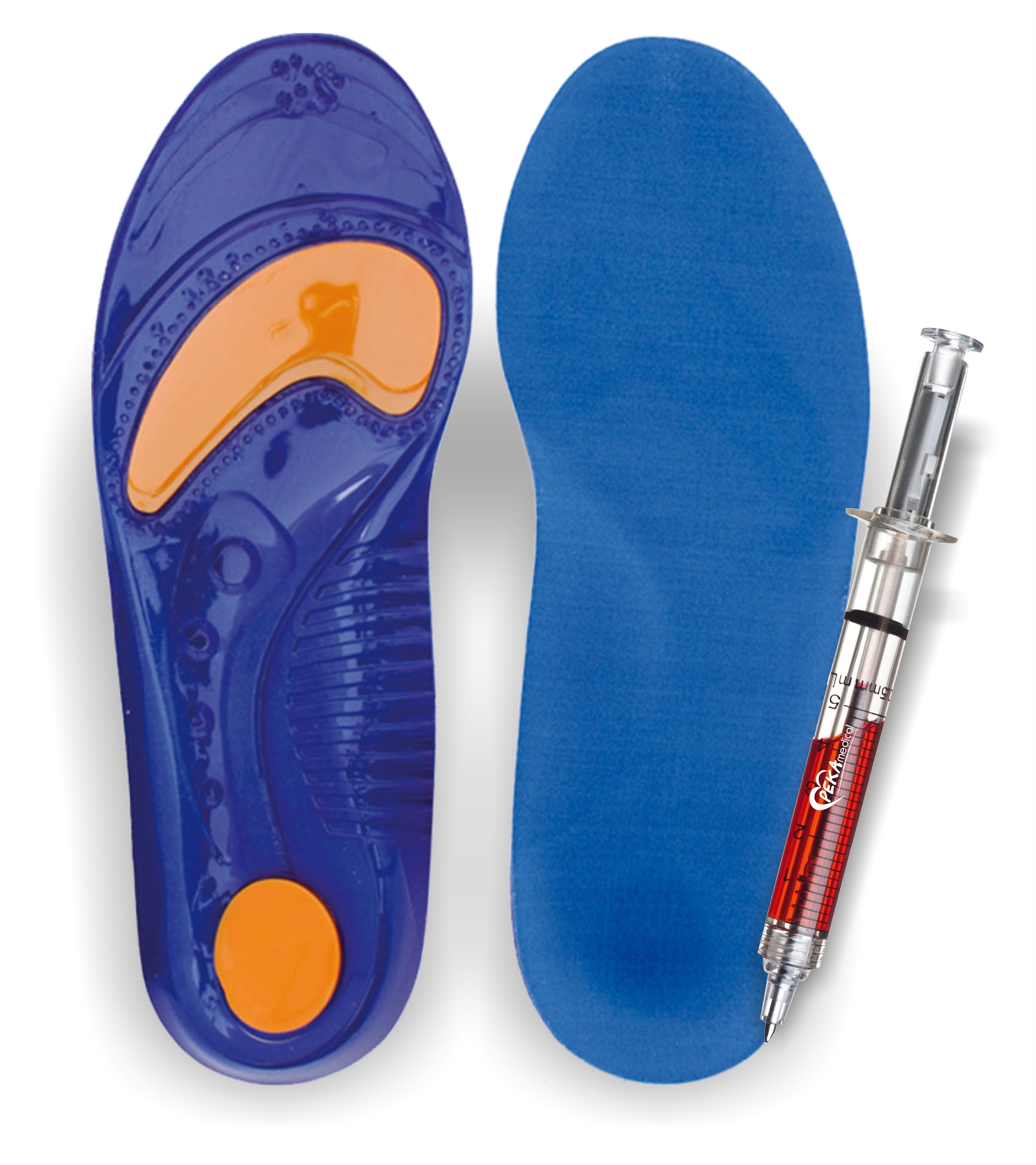 WKŁADKI DO BUTÓW ŻELOWE ORTOPEDYCZNE AMORTYZUJĄCE 43/46 Model Gel Insole wkładki do butów żelowe komfortowe