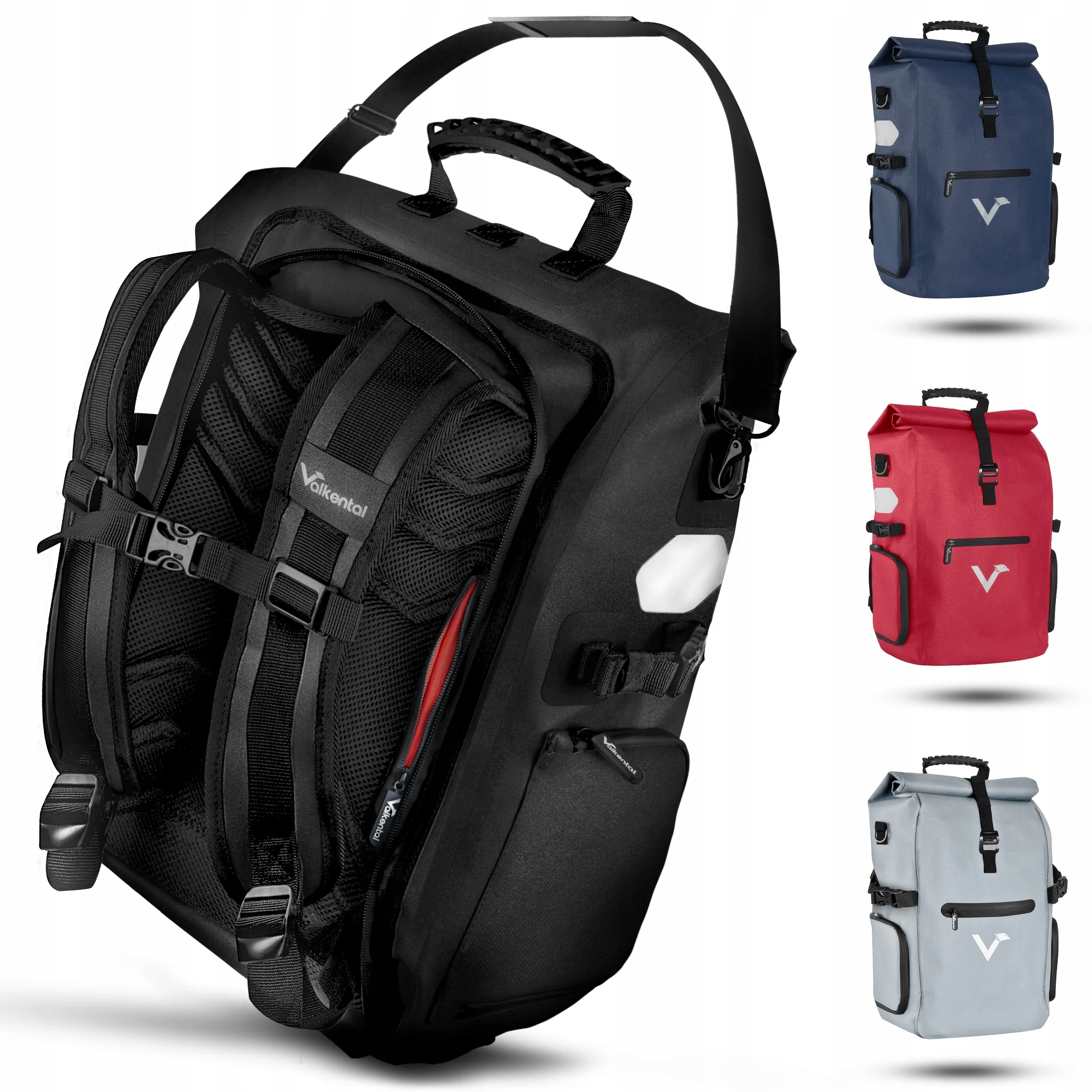 Plecak valkental 3in1 20 l czarny Black