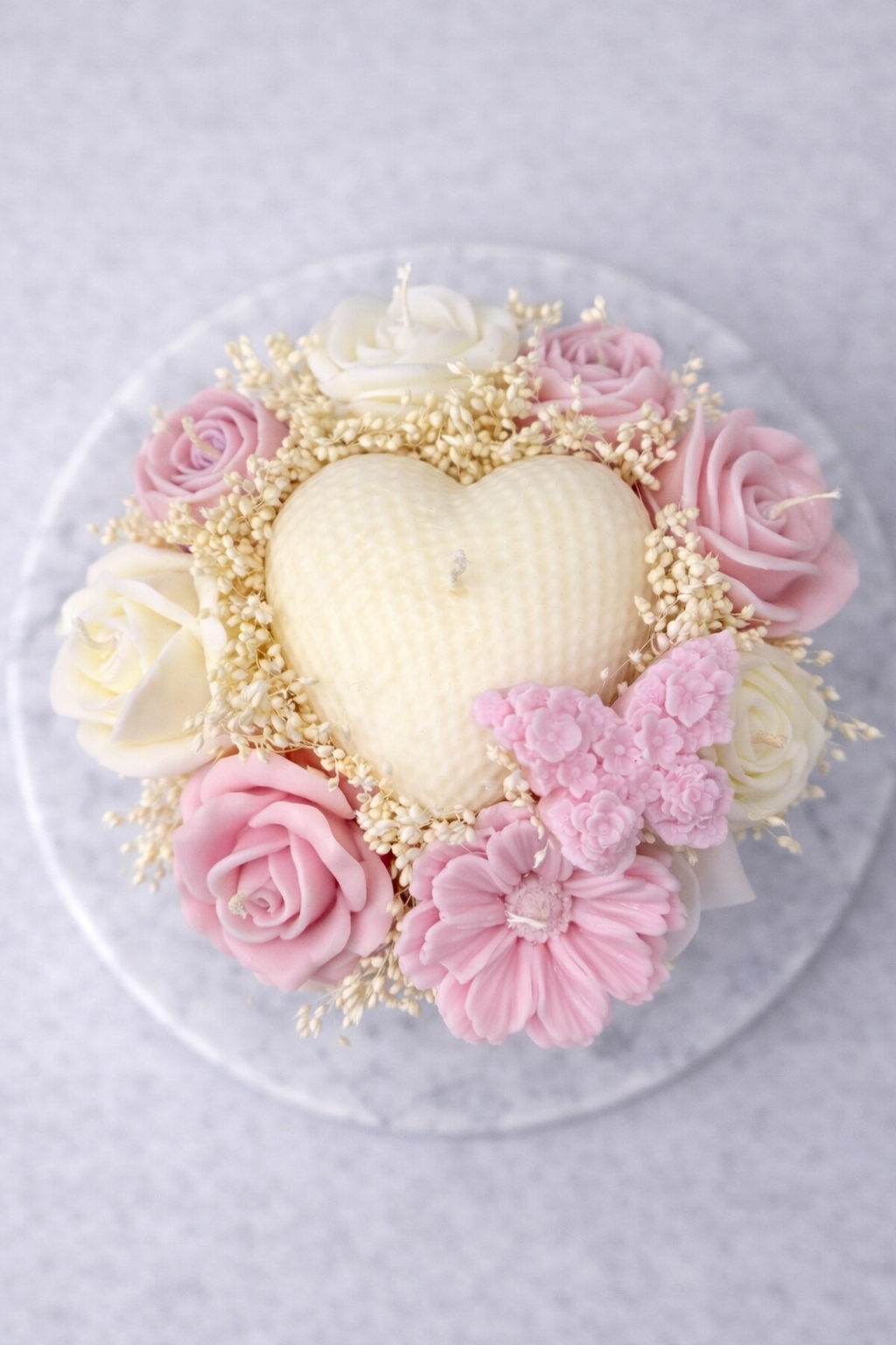 Dárek k Dni žen Narozeniny Jmeniny Kytice ze svíček věčná kytice