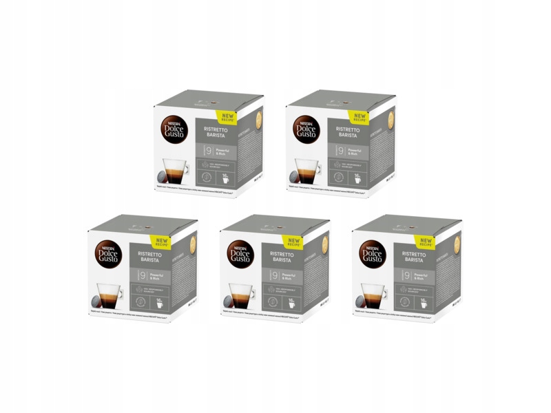 Kapsułki Nescafe Ristretto Barista do ekspresu Nescafe Dolce Gusto 5x16 szt