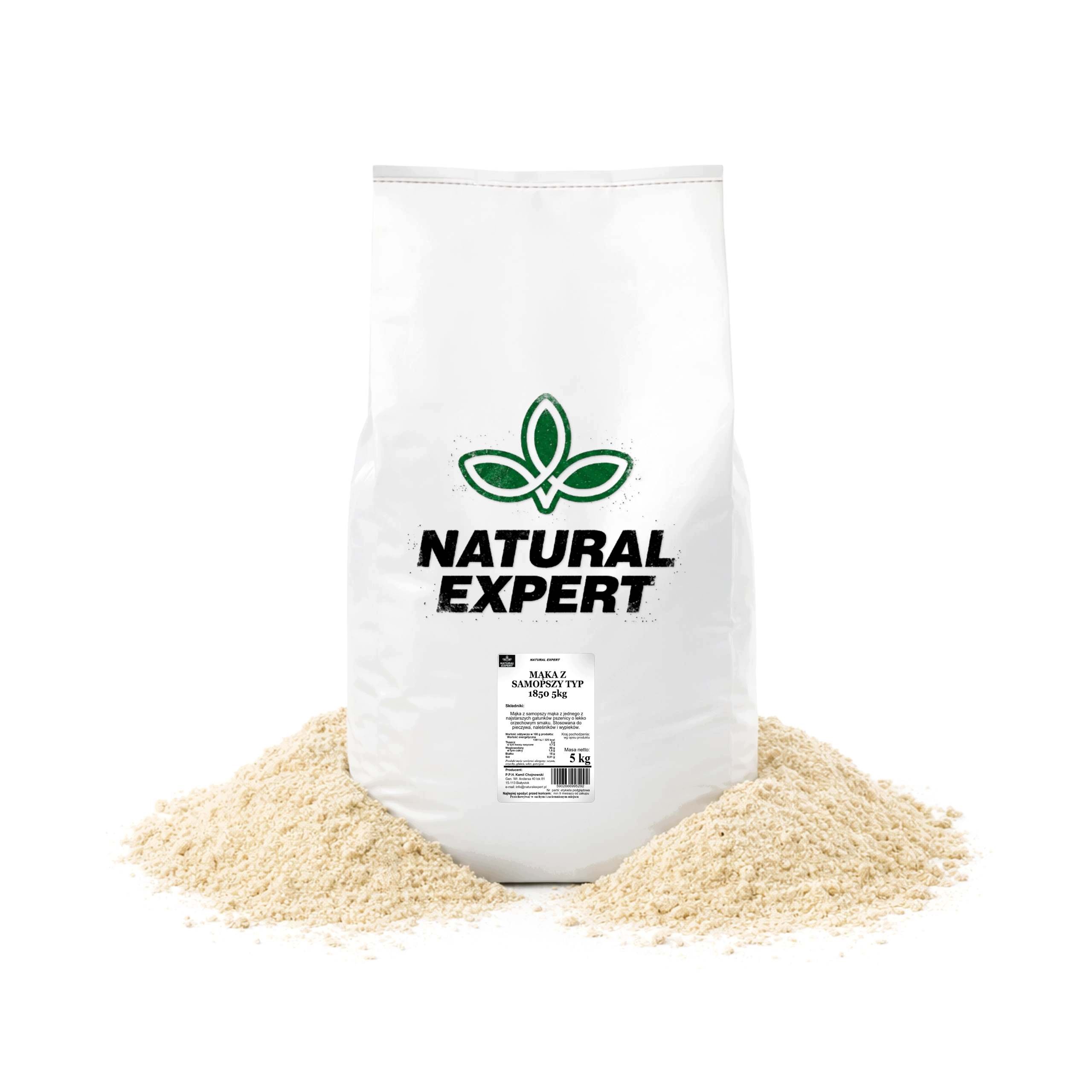 Mąka Z Samopszy Typ 1850 5kg do chleba i pizzy naturalne pełnoziarniste