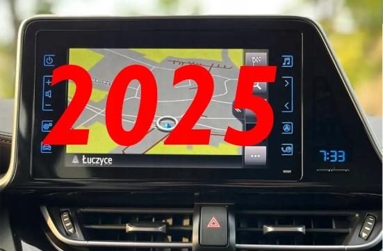Mapa Aktualizace Map 2025 Toyota C-hr (2016-2019) Toyota Touch 2 Go Usb