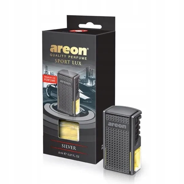 Zapach samochodowy Areon Lux Car do kratki nawiewu Silver 8 ml