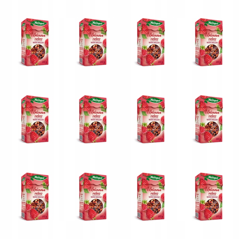 Ovocný nálev Malinová rozkoš 100 g Herbapol Lublin X12