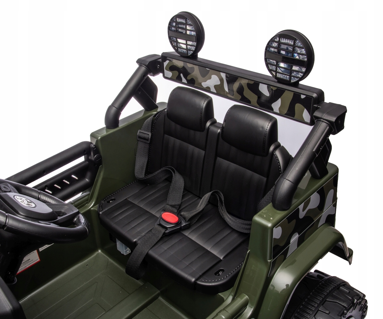 Jeździk na akumulator autko elektryczne pilot Toyota FJ Cruiser Milly Mally Szerokość pojazdu 65 cm