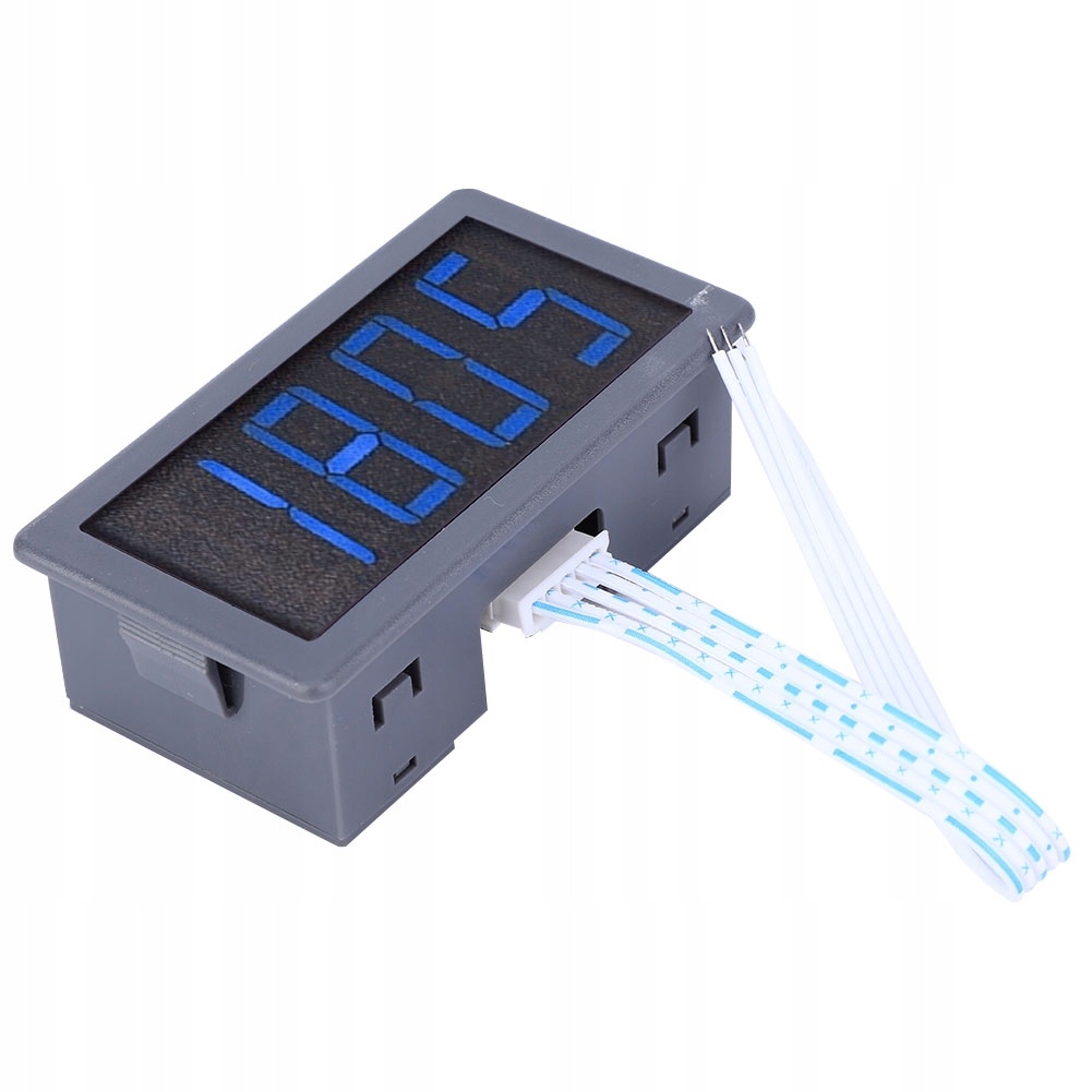 Niebieski 4-cyfrowy LED obrotomierz silnika RPM miernik KR