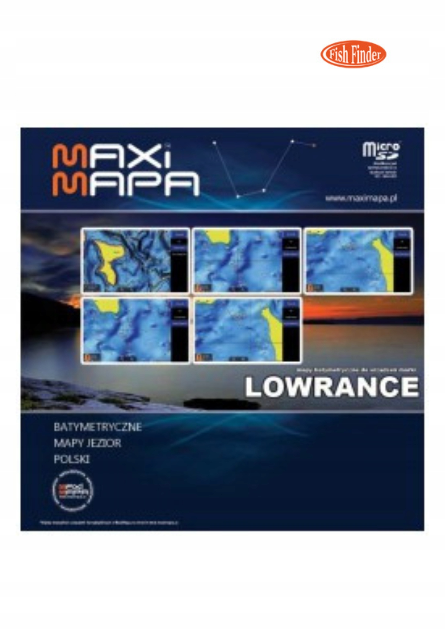 Mapa MaxiMapa Polska Północna Lowrance Simrad