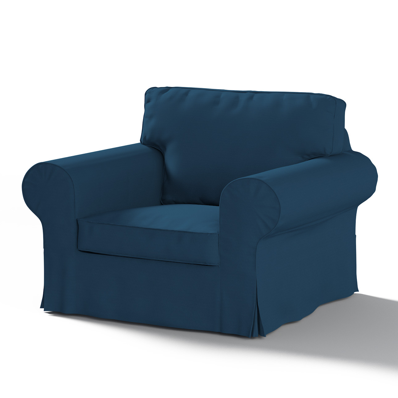Dekoria potah na křeslo Ektorp Ikea modrý