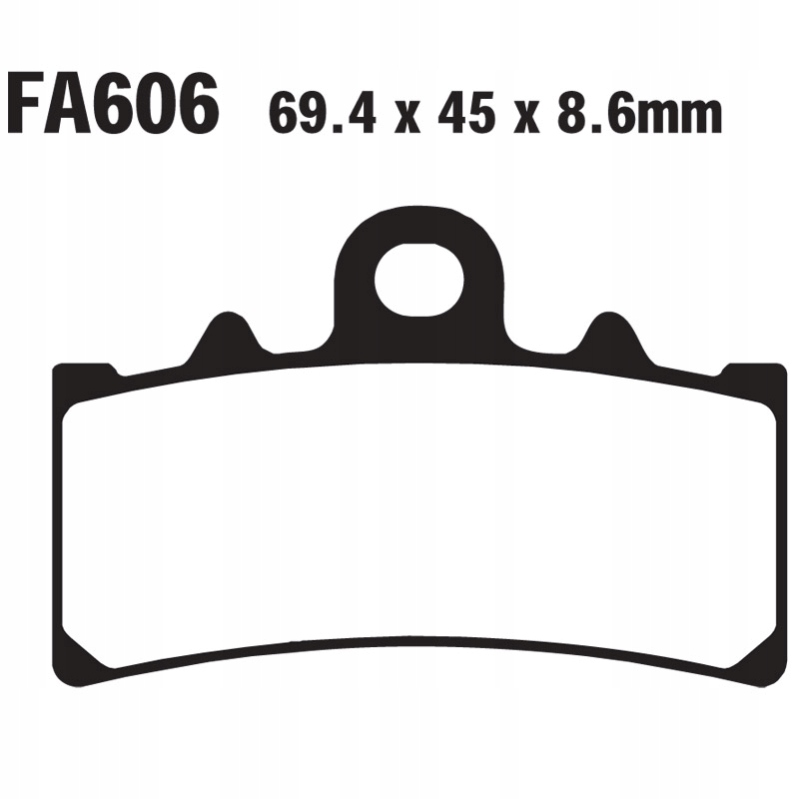 Гальмівні колодки EBC FA606
