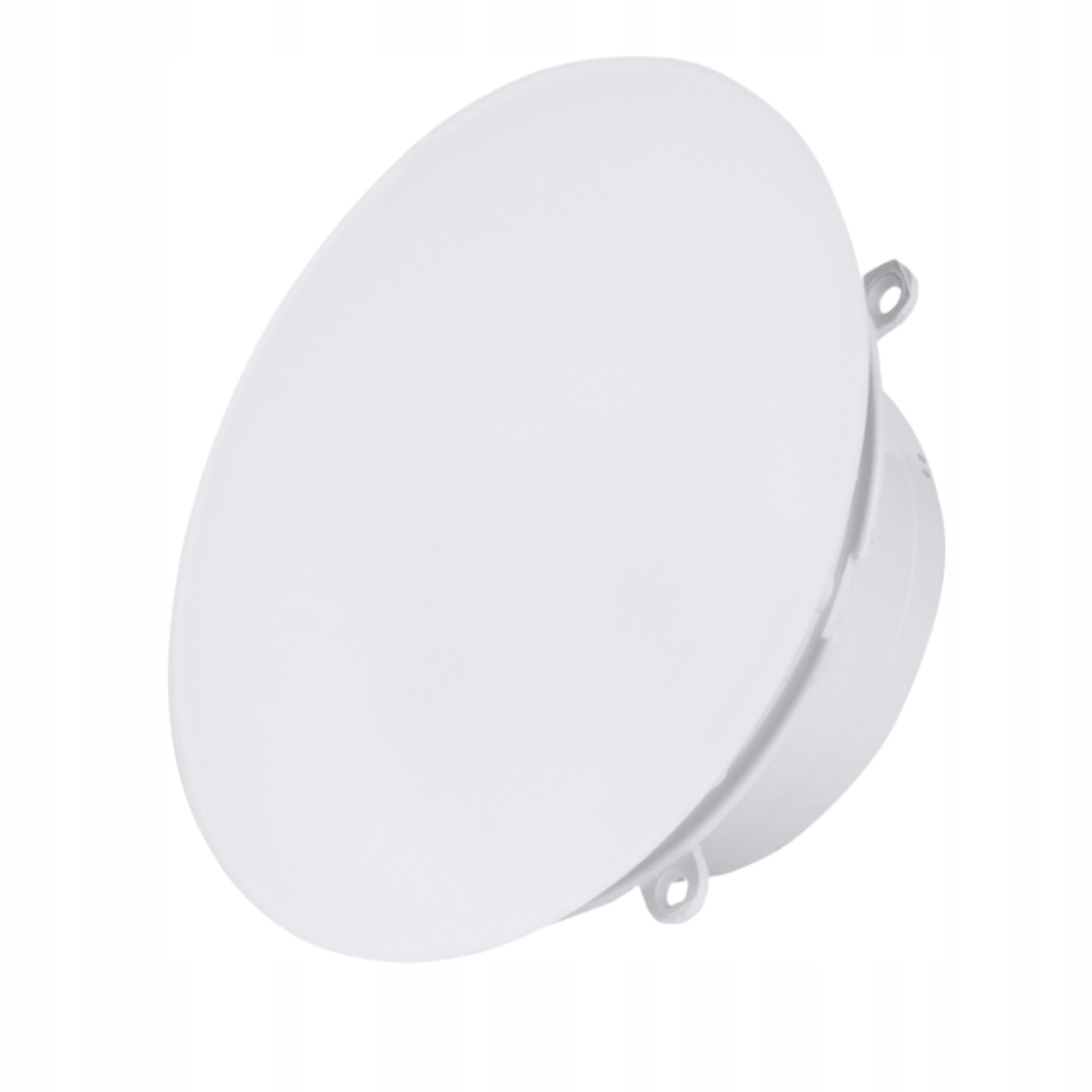Bezhlučný kulatý koupelnový ventilátor Ø100 mm bílý mat eco