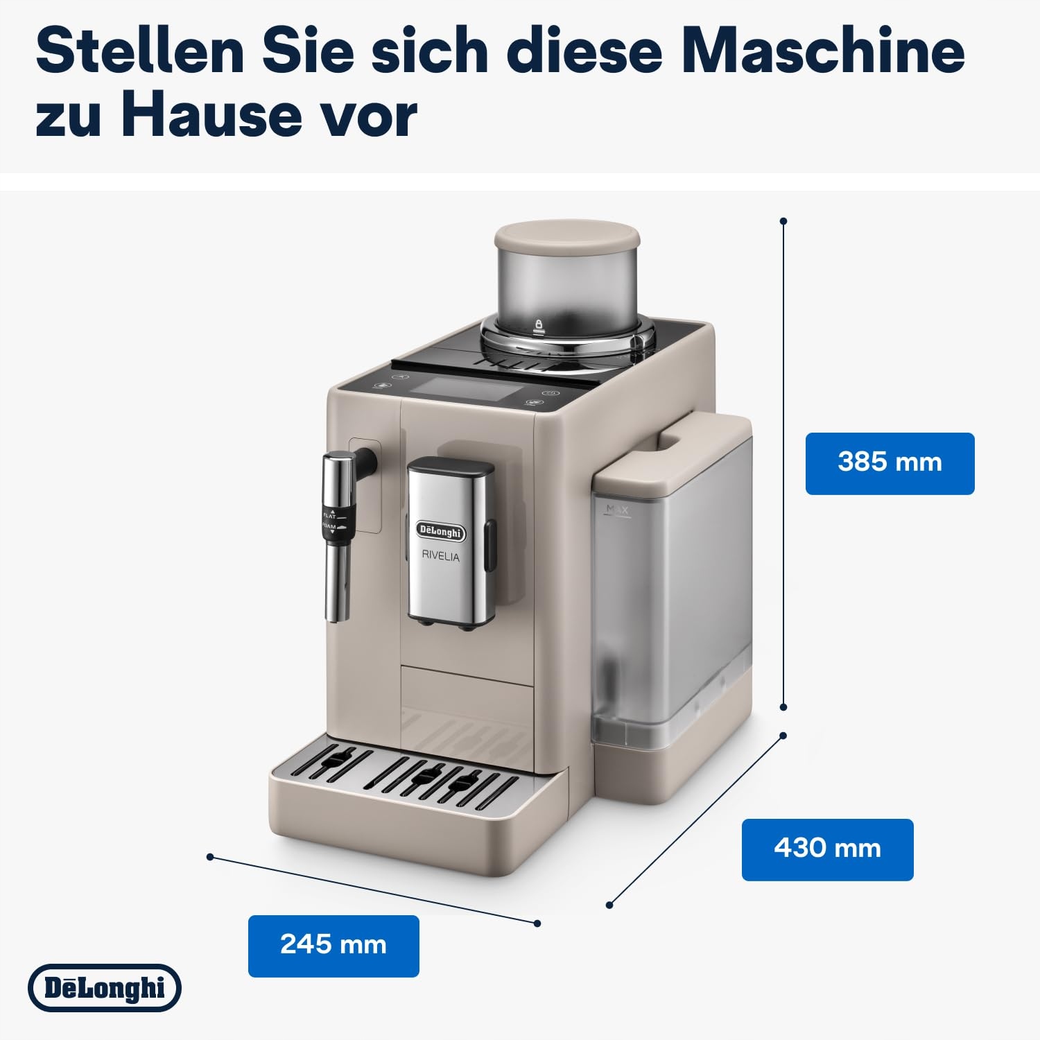 DE'LONGHI RIVELIA EKSPRES DO KAWY Z MLECZNYM SPIENIACZEM — miniatura 8