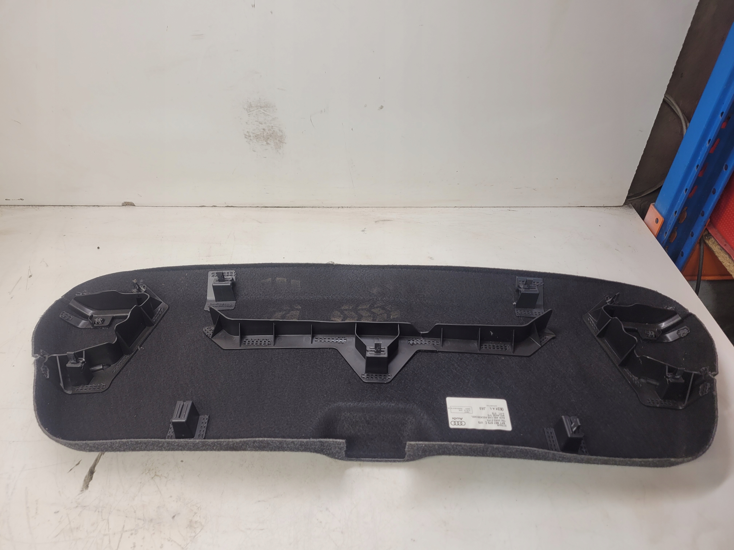 upholstery bonnet rear part AUDI A3 8P CABRIO 8P7867979C