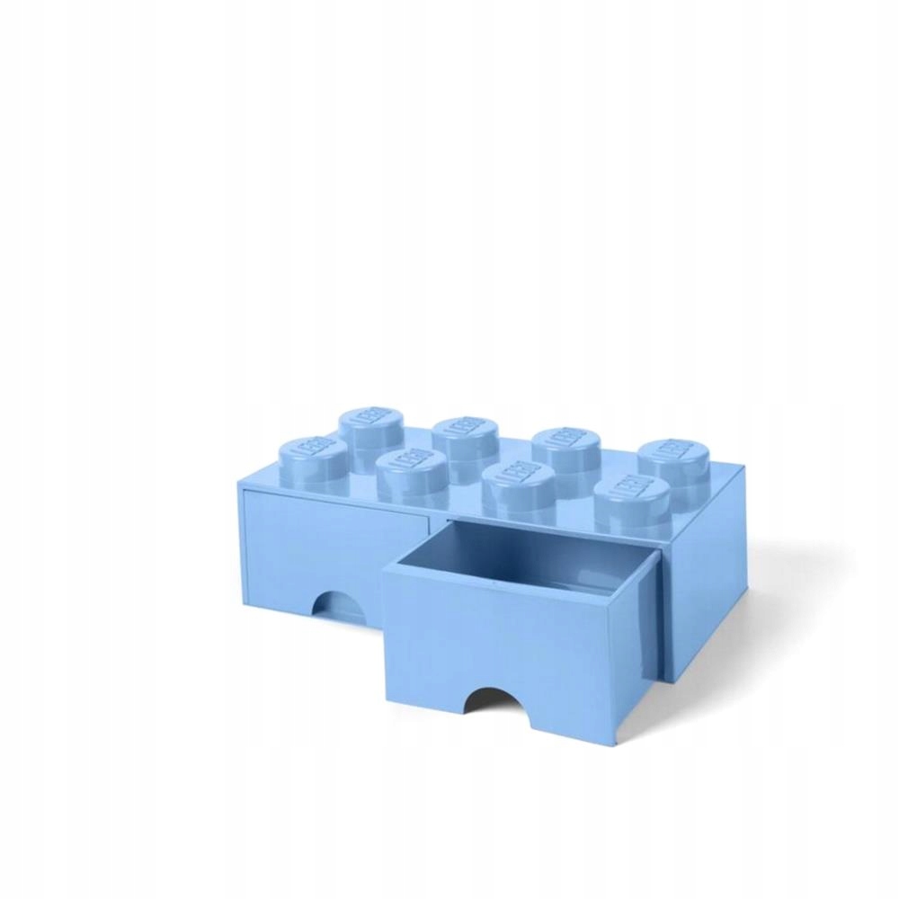 Lego Kontejner Klocek Se Zásuvkami Osmička Světle Modrá. . .