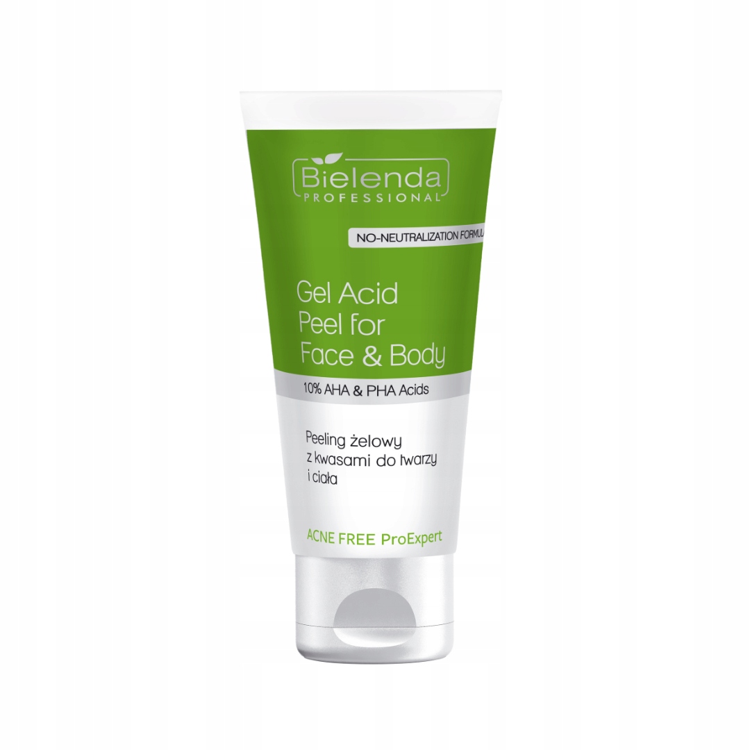 Bielenda Acne Free ProExpert Gelový peeling na obličej a tělo 150 Ml