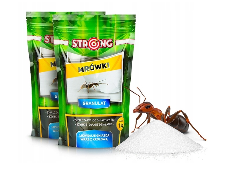 Granulat Na Mrówki Mocny Środek Preparat Strong Trutka 2x1KG