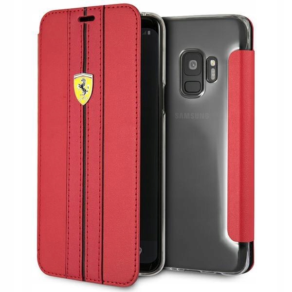 Etui Ferrari Urban na Samsung Galaxy S9 czerwone Ferrari