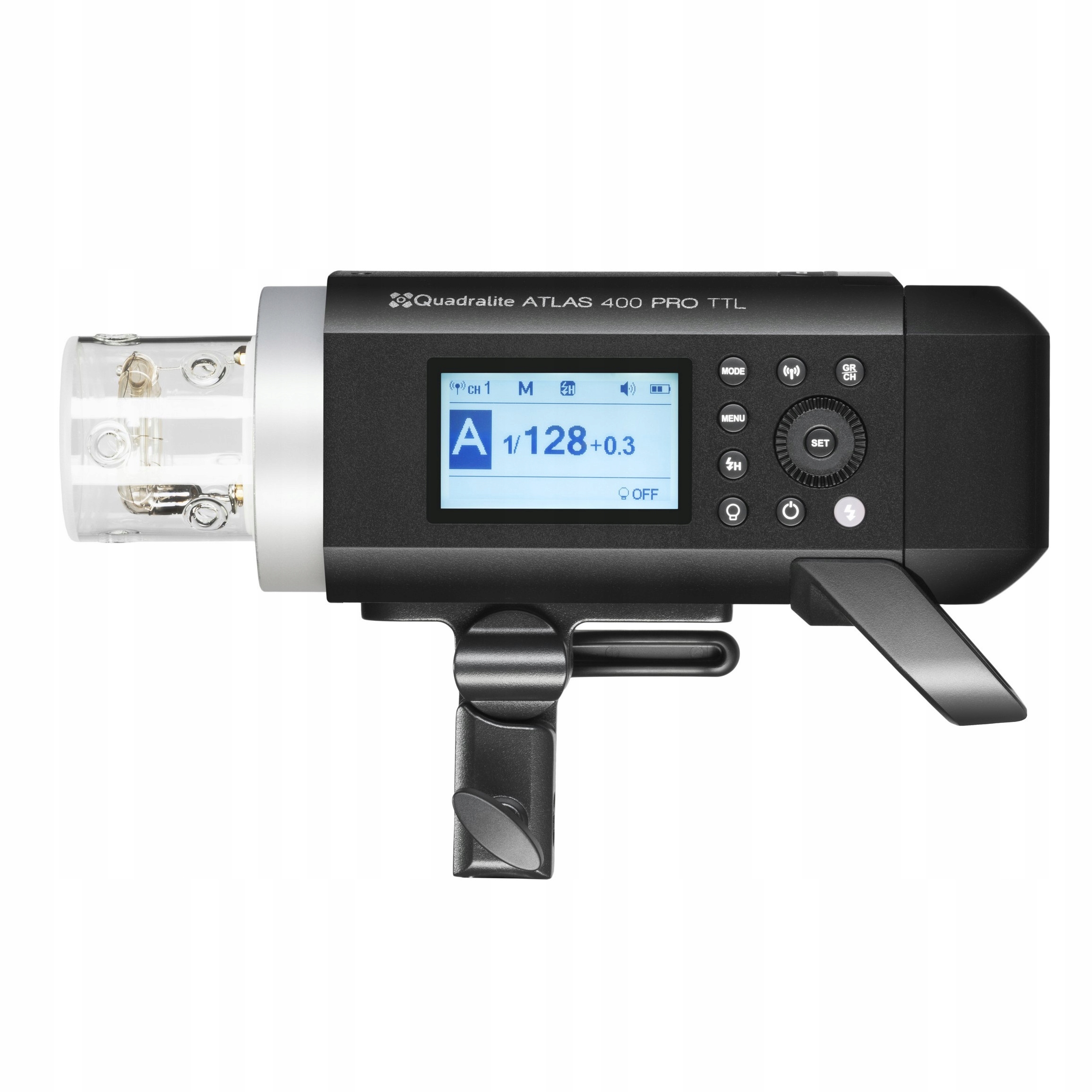Quadralite Atlas 400 Pro Ttl lampa błyskowa studyjna 400 Ws