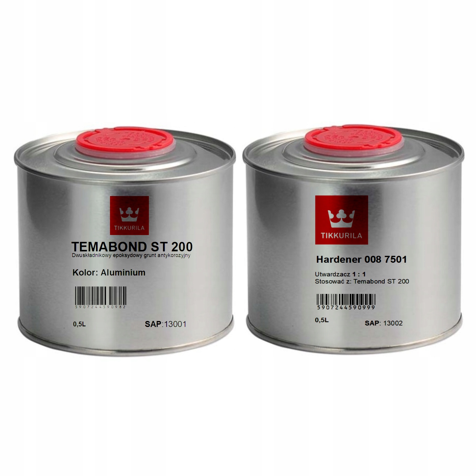 Tikkurila| Temabond St 200 1L Podkład epoksydowy do metalu