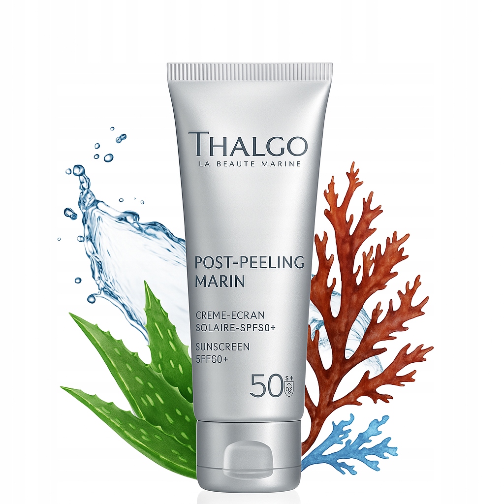 Krém Thalgo Spf 50+ 50 ml – ochrana před Uv zářením na obličeji a proti pigmentovým skvrnám