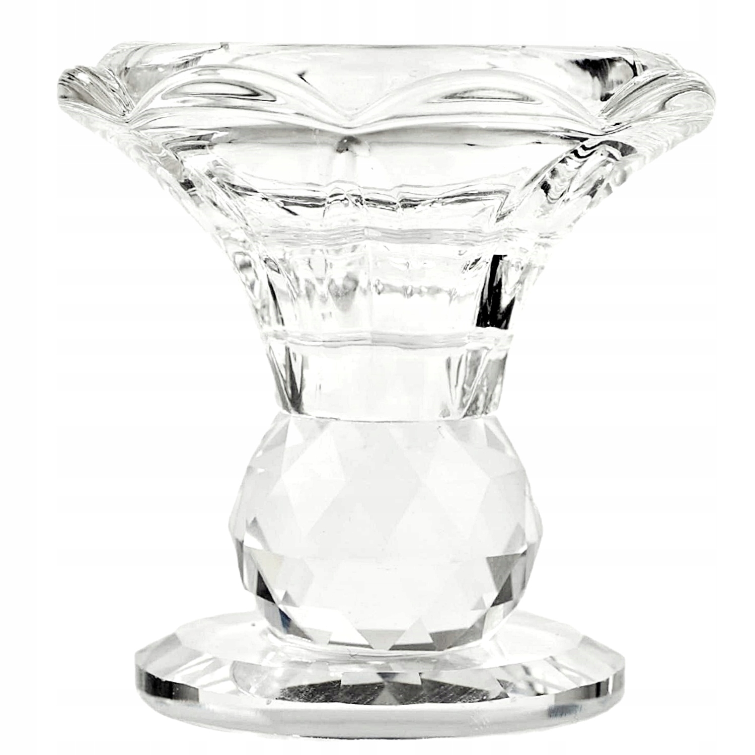 

Świecznik Szklany Glamour Na Tealight Dekoracja