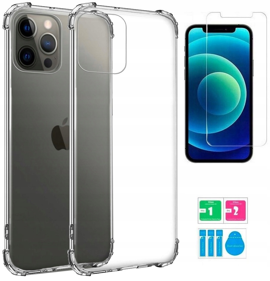 

Etui Obudowa Case Do Iphone 12 Pro Max Szkło 9H