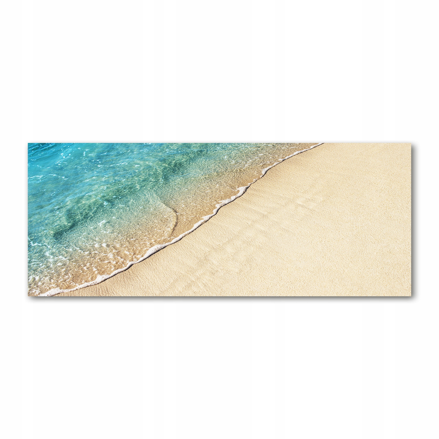 

Foto obraz akryl zdjęcie Fala na plaży 125x50 cm
