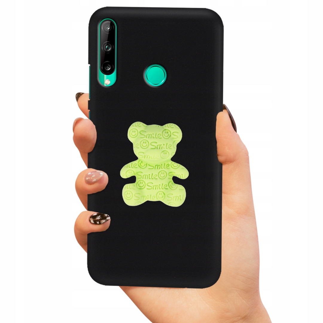 Puzdro Pre Matný Huawei P40 Lite E Case Medvedík Zelený 3D
