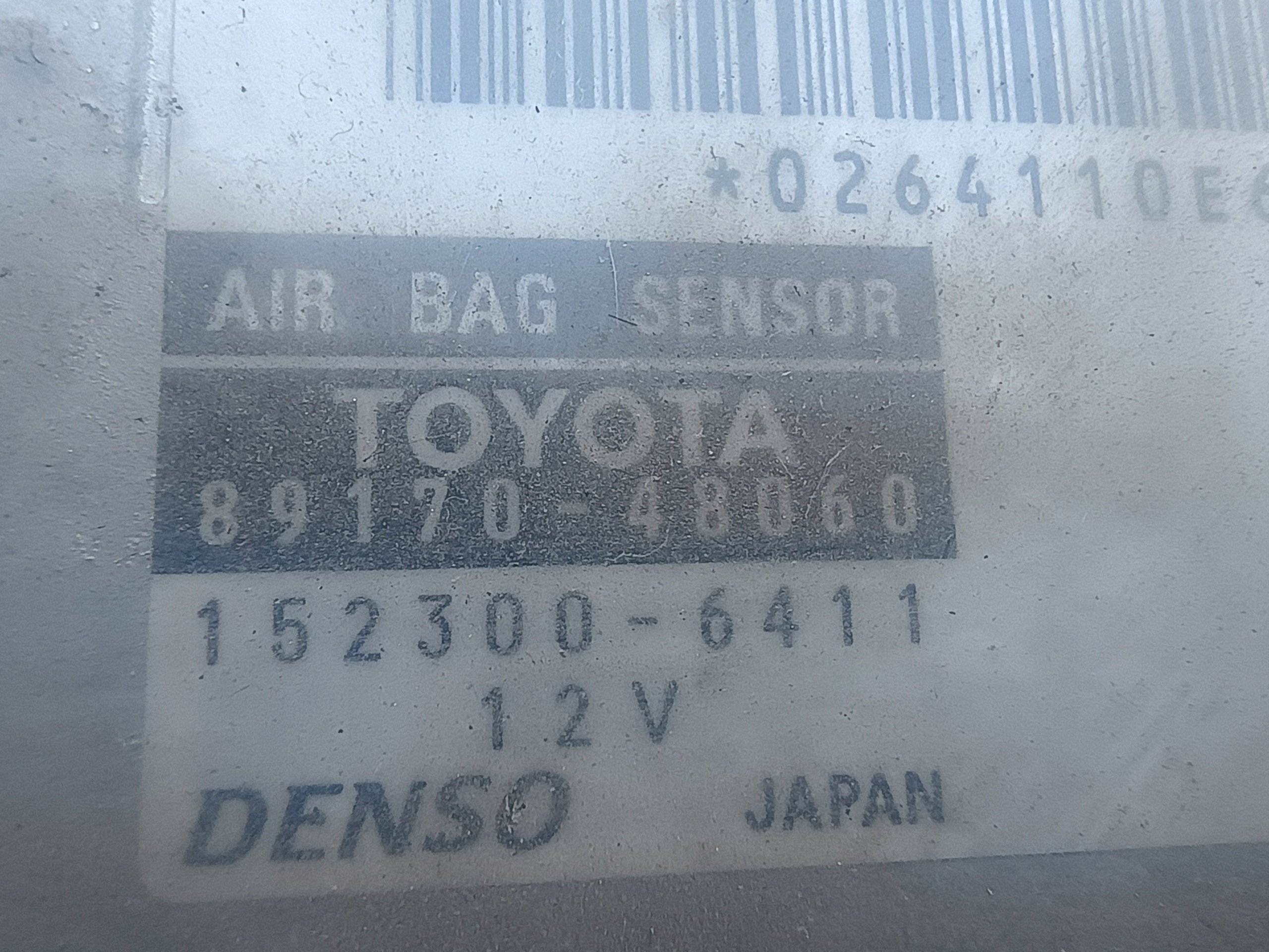 SENSOR centralina airbag 89170-48060 LEXUS RX L1