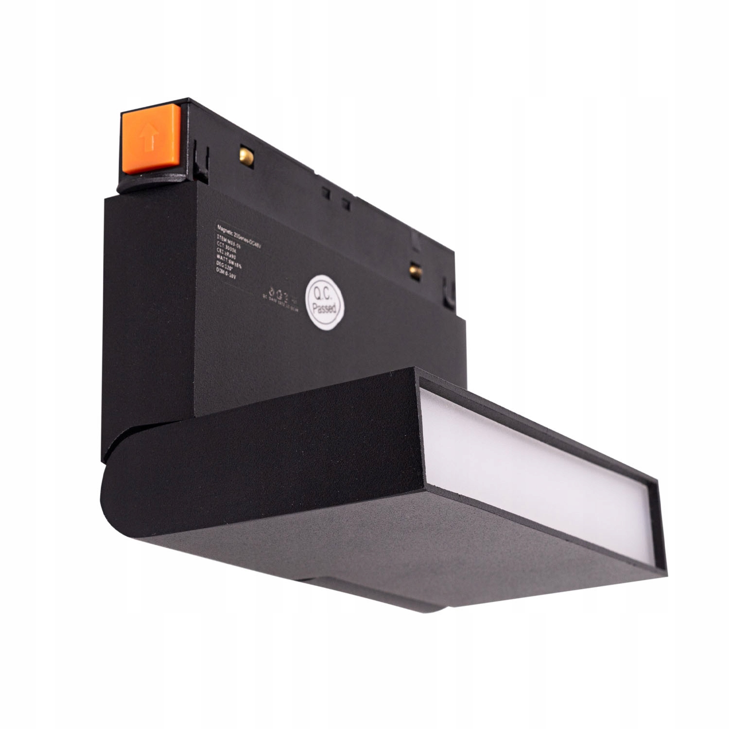 Maxlight Led lomená magnetická lampa 5.3W 205lm 3000K čierna