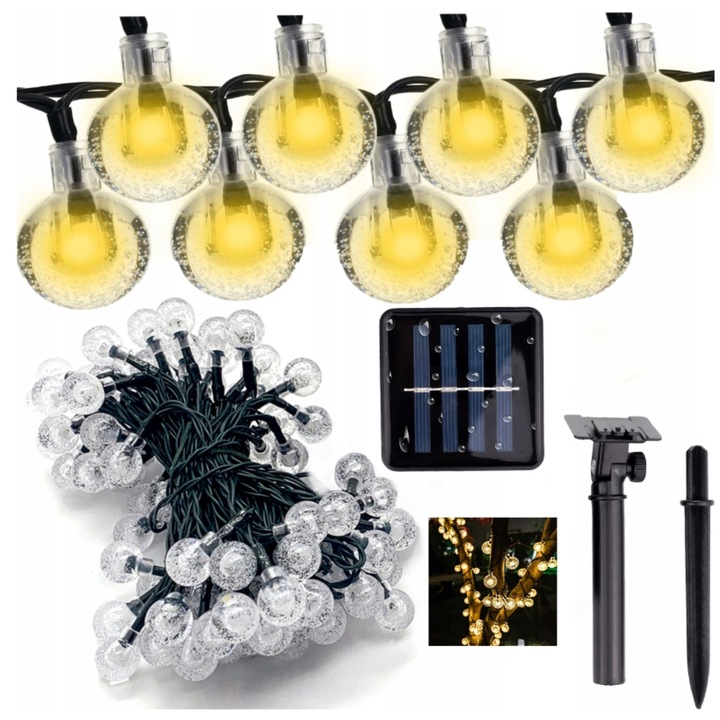 

Girlanda Ogrodowa Solarna Na Balkon 50 Led 10M