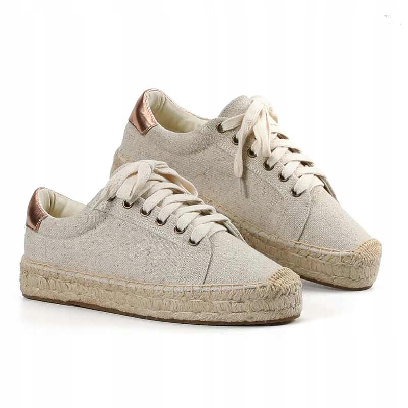

Buty Espadryle Juta Jutowe Płócienne Tenisówki 37