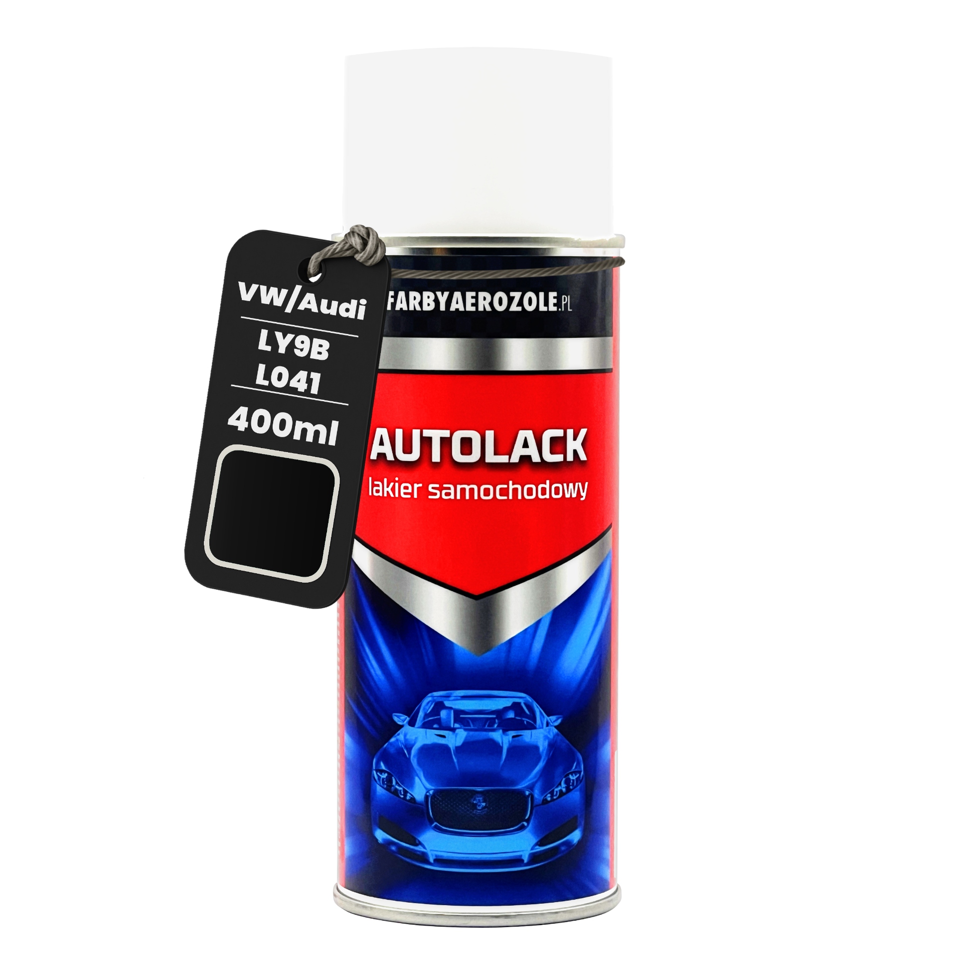 Vw Audi L041 LY9B Brillantschwarz lakier samochodowy spray 400ml