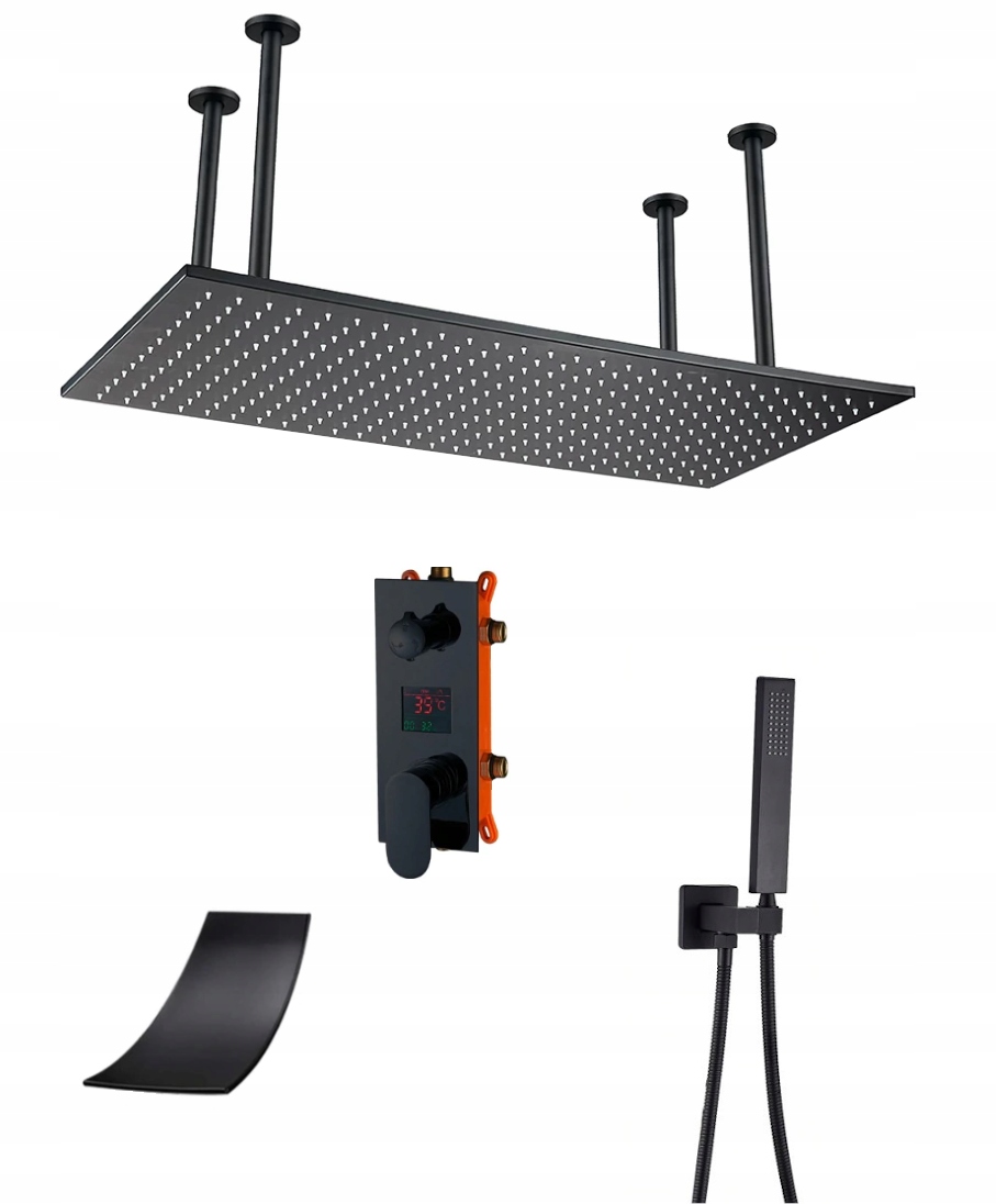 Podomietková Súprava Dažďová Súprava 80x40 Led Vodopád