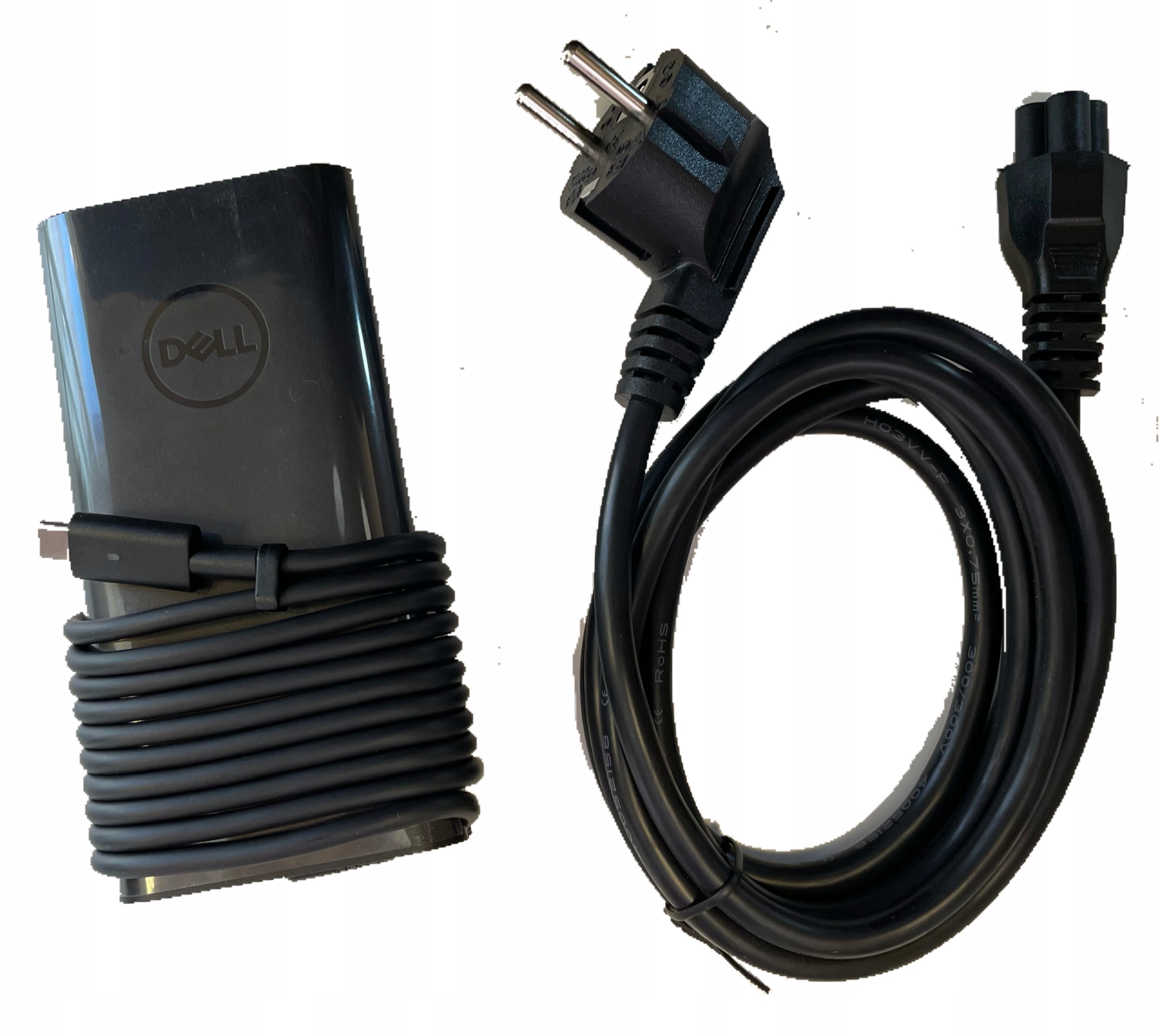Nowy Zasilacz Ładowarka Dell 90W Wtyk Usb-c Z Kablem 230V 2025