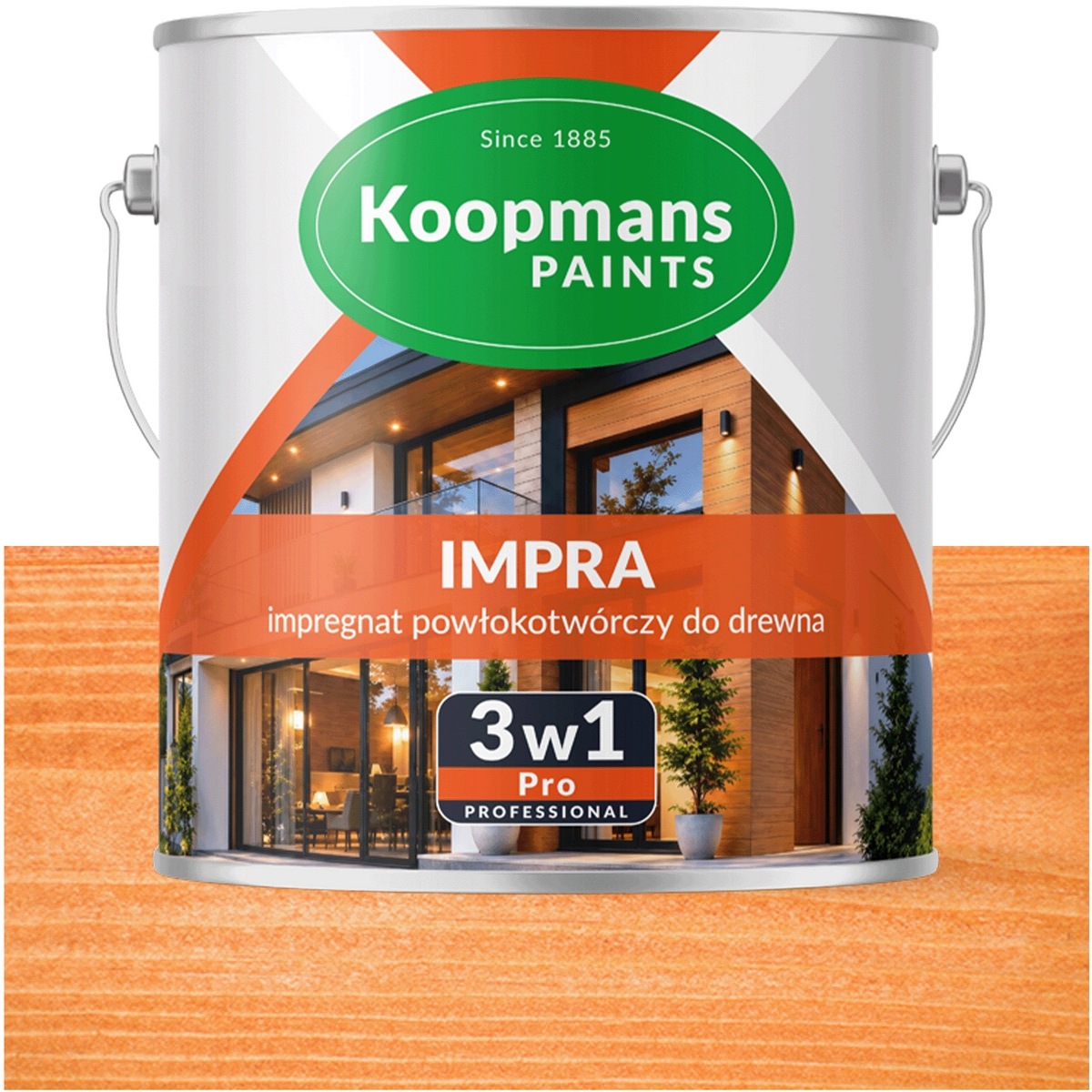 Koopmans Impra 3v1 Pro Lazura na dřevo fasády 103 Asijský Cedr 2,5L
