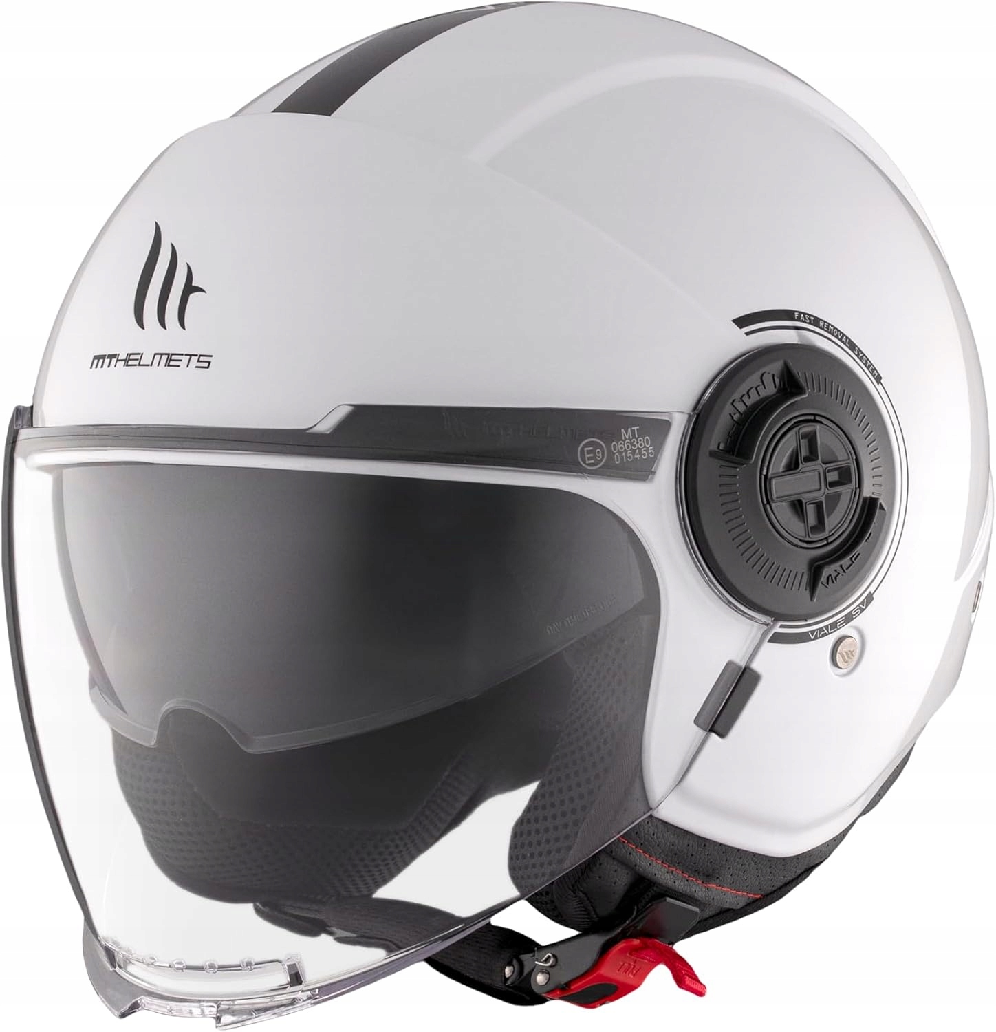Mt Helmets Viale Sv White Motocyklová Prilba Otvorená Ako Darček