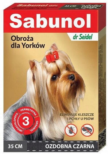 

Sabunol Czarna Obroża pchły kleszcze York 35cm