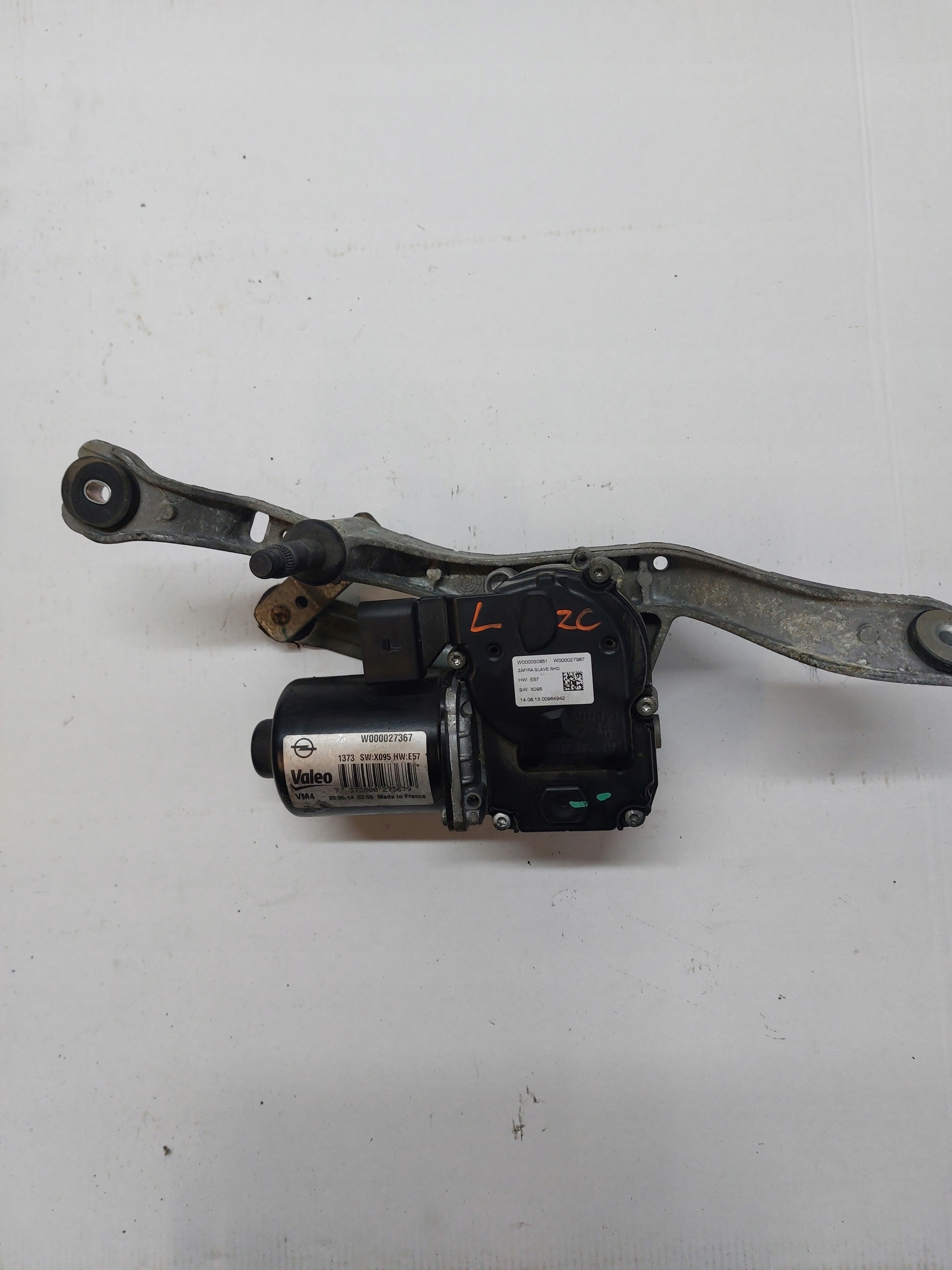 mini motor of wipers front left OPEL ZAFIRA C III W000027367