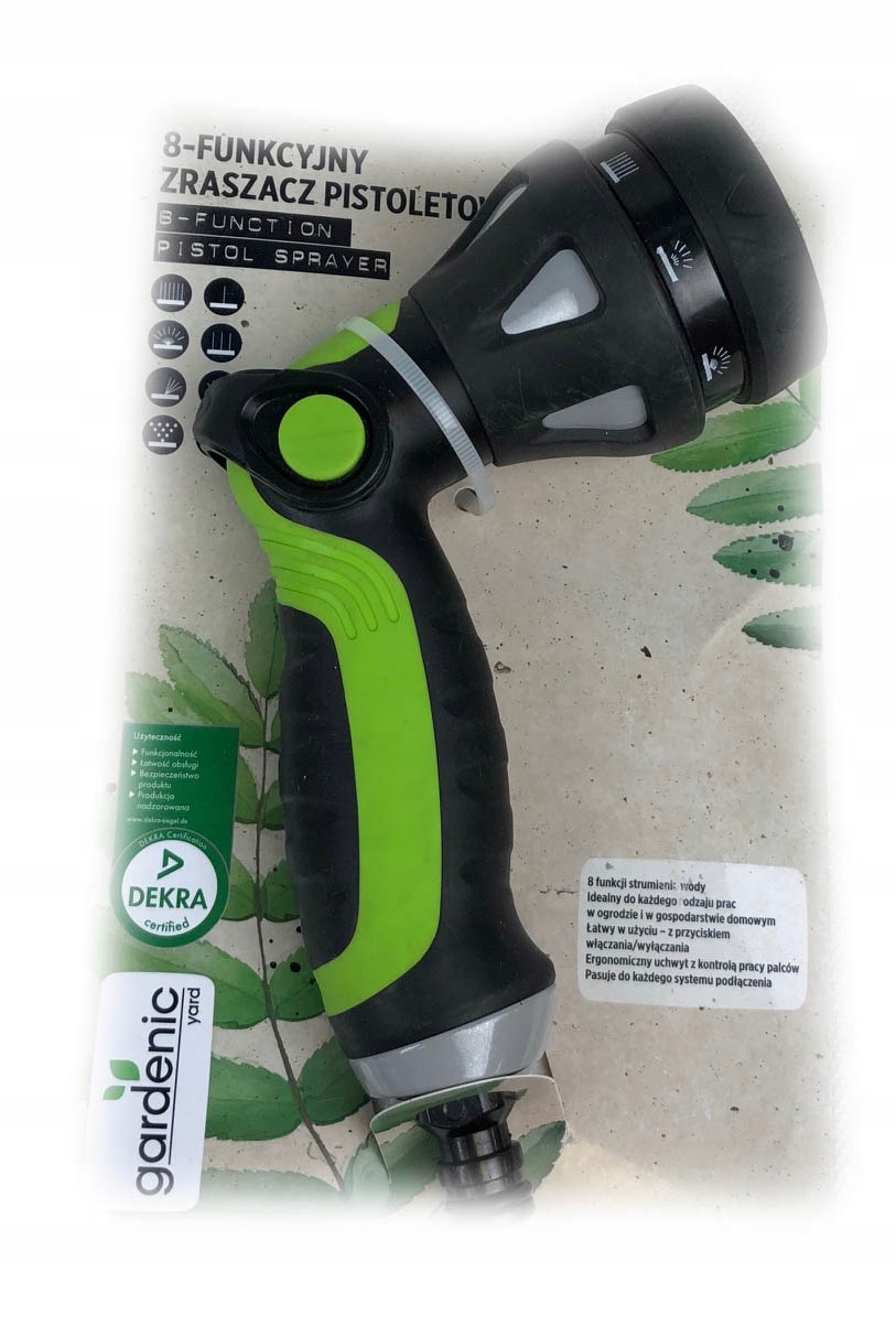 

Zraszacz Pistoletowy 8-FUNKCYJNY Gardenic