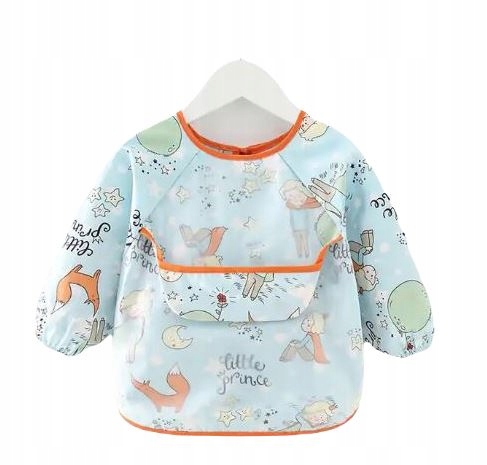 

Śliniak Fartuszek z Długimi rękawami i kieszonką