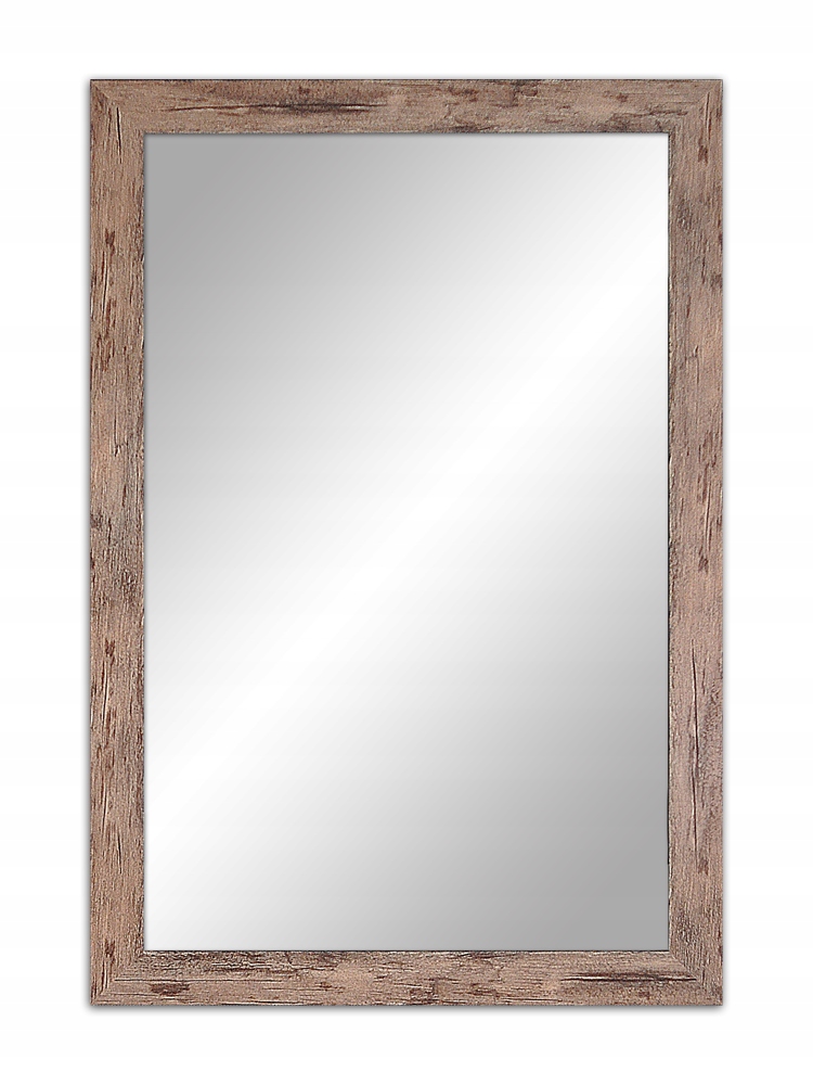 

Lustro brązowe drewno 47x37cm różne kolory
