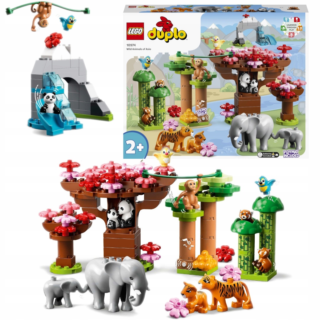 Lego Duplo Dzikie zwierzęta Azji 10974 12178407738 - Allegro.pl