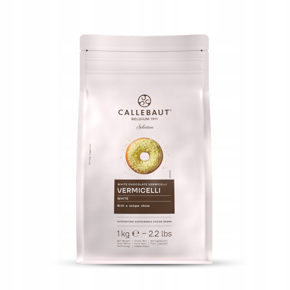 Callebaut Vermicelli White posypka biała 1kg