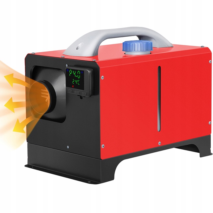 Ohrievač vzduchu na naftu 12V 8KW LCD Tlmič