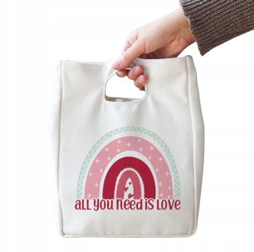 TERMICZNA TORBA TOREBKA NA LUNCH TĘCZA