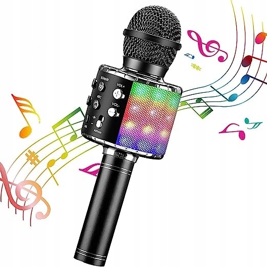 MIKROFON KARAOKE BEZPRZEWODOWY GŁOŚNIK BLUETOOTH Kod producenta Modulacja głosu USB bezprzewodowe