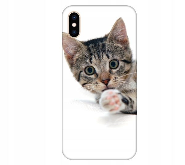 

Etui na telefon iPhone X / Xs Kot kotek smieszne z