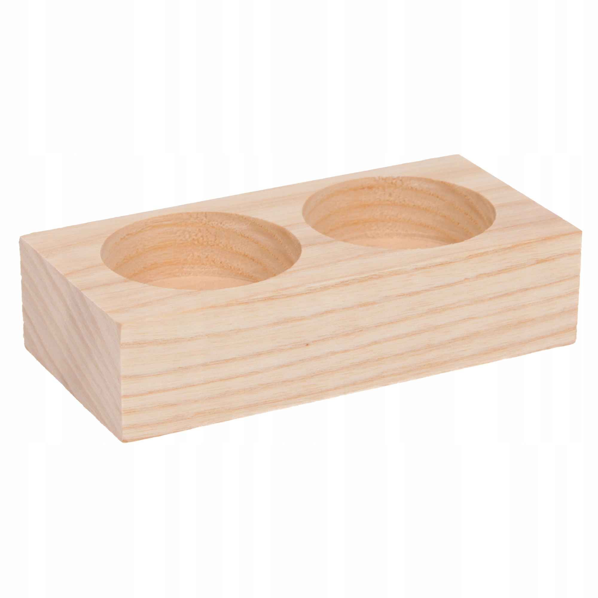 

Świecznik drewniany na Tealight Listwa 2 otwory
