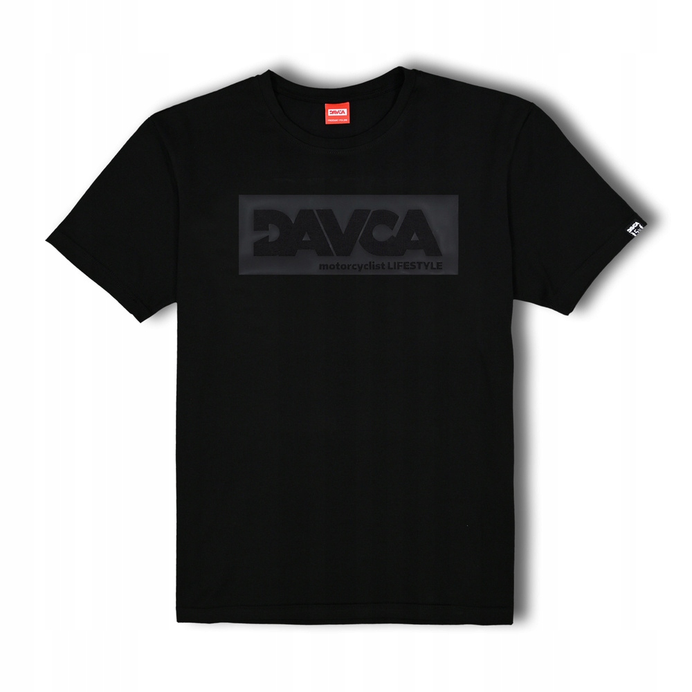 Davca Pánske tričko T-Shirt Logo matt black veľ.3XL