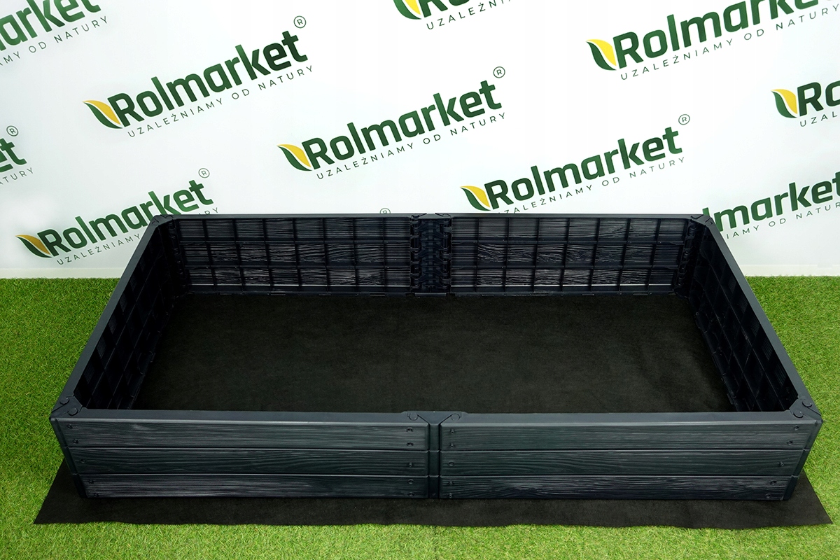 SKRZYNIA NA WARZYWNIAK GRZĄDKA RABATA PODWYŻSZONA OGRODOWA WARZYWNIK z dnem Długość 149.2 cm